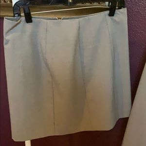 Bebe Size 10 2/pc women’s suit Light Grey